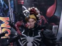 Agent Venom, Alternate Head and   Simbiant Limbs. (Marvel Select) Custom Action Figure