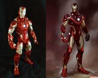 Bleeding Edge Iron Man (Armor Debut Colors) (Marvel Legends) Custom Action Figure