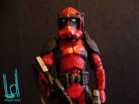 Clone Commander Deadpool (Star Wars) Custom Action Figure