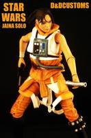 JAINA SOLO Rogue Squadron Pilot / Jedi Master (Star Wars) Custom Action Figure