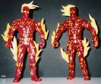 Original Human Torch and Toro (Marvel) Custom Action Figure
