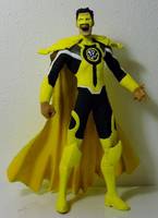 PARALLAX KYLE RAYNER Yellow Lantern (DC Direct) Custom Action Figure