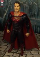 Man of Steel Superman Repaint (Movie Masters) Custom Action Figure