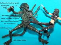 Drone Alien; Xenomorph; 1:18 Scale (Alien vs Predator) Custom Action Figure