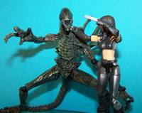 Drone Alien; Xenomorph; 1:18 Scale (Alien vs Predator) Custom Action Figure