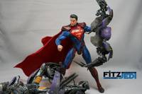 DC INJUSTICE REGIME SUPERMAN (Evil Version) (Marvel Legends) Custom Action Figure