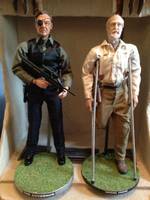 The Governor and Hershall Greene (Walking Dead) Custom Action Figure