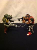 Bebop and Rocksteady (Teenage Mutant Ninja Turtles) Custom Action Figure