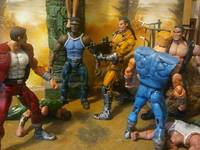 Double Dragon Black Warriors Boss Machine Gun Willy (Double Dragon) Custom Action Figure