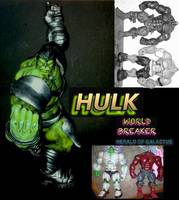 Hulk World Breaker- Herald of Galactus (Marvel Legends) Custom Action Figure
