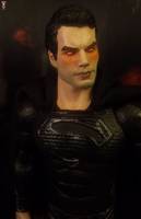 Black Suit Superman-Dream Sequence-Man of Steel (Movie Masters) Custom Action Figure