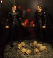 Black Suit Superman-Dream Sequence-Man of Steel (Movie Masters) Custom Action Figure