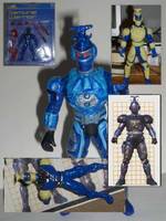 Blue Blaster Beetleborg (Power Rangers) Custom Action Figure