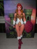 MOTUC Teela Final Version with Armor, Hand & Paint Job He-Man Filmation (Masters of the Universe) Custom Action Figure