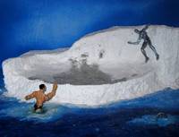 Siver Surfer and Namor (Marvel Universe) Custom Diorama / Playset