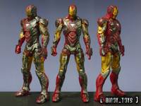 Iron Man Mark 6 Very Battle Damaged (Marvel Legends) Custom Action Figure