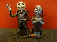 Jack and Sally Salt & Pepper Shaker Set(Full Body Style) (Nightmare Before Christmas) Custom Other