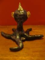 One Eyed,One Horned Purple Sea Monster (Original) Custom Miniature / Figurine
