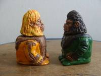 Chimp & Orangutan Salt and Pepper Saker Set (Mini Size) (Misc) Custom Other