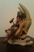 Viking Skull Throne (Original) Custom Diorama / Playset