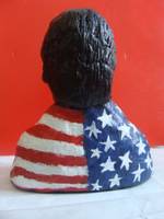 Boxer with Made in America Band Logo (Misc) Custom Statue / Bust