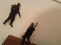 Merle Dixon & Riot Gear Walker that Hung Himself (Walking Dead) Custom Action Figure