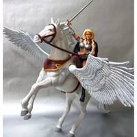 Valkyrie and Her Winged Steed Aragorn (Masters of the Universe) Custom Action Figure
