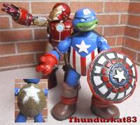 Captain America: the First Turtle (Teenage Mutant Ninja Turtles) Custom Action Figure