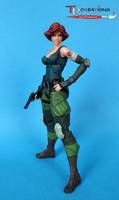 Metal Gear Solid Meryl Play Arts (Metal Gear Solid) Custom Action Figure