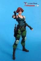 Metal Gear Solid Meryl Play Arts (Metal Gear Solid) Custom Action Figure