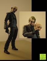 Dark Knight Bank Robber Joker (Dark Knight) Custom Action Figure