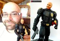 Judge J. Buxton (Judge Dredd) Custom Action Figure