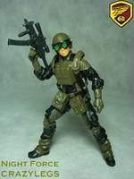 Crazy Legs - Night Force (G.I. Joe) Custom Action Figure