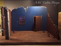 Abandoned New York Apartment (Marvel) Custom Diorama / Playset