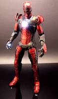 1/6 Hot Toys Iron Man Deadpool Autorepair Adamantium Suit (Iron Man) Custom Action Figure