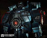 Pacific Rim Gipsy Danger Jaeger Bust Figure (Pacific Rim) Custom Action Figure
