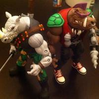 Bebop and Rocksteady (Teenage Mutant Ninja Turtles) Custom Action Figure