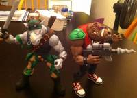 Bebop and Rocksteady (Teenage Mutant Ninja Turtles) Custom Action Figure