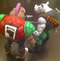 Bebop and Rocksteady (Teenage Mutant Ninja Turtles) Custom Action Figure