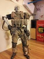 WWR Heavy Gunner Grunt (Zombies vs. Robots) Custom Action Figure