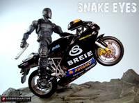 Snake Eyes : Anime Design (G.I. Joe) Custom Action Figure