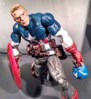 Battle Damage Ultimate Captain America (Marvel Legends) Custom Action Figure