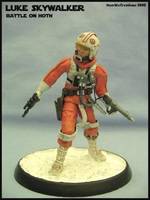 Luke Skywalker  Battle On Hoth (Star Wars) Custom Action Figure