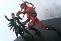 Spider Girl Vs. Toxin (Marvel Legends) Custom Action Figure