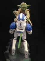 Yoda Vs Clone (Star Wars) Custom Action Figure