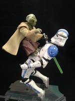 Yoda Vs Clone (Star Wars) Custom Action Figure