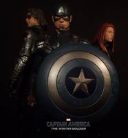 Captain America: the Winter Soldier Movie Repaint (Marvel Legends) Custom Action Figure
