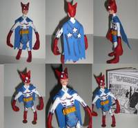 The Patriotic Bat Guardian (a JAMIE HEWLETT ART TRIBUTE) (Tank-Girl) Custom Other