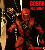 Cobra Red Ninja (G.I. Joe) Custom Action Figure