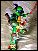 Battle Damage Leo (Teenage Mutant Ninja Turtles) Custom Action Figure